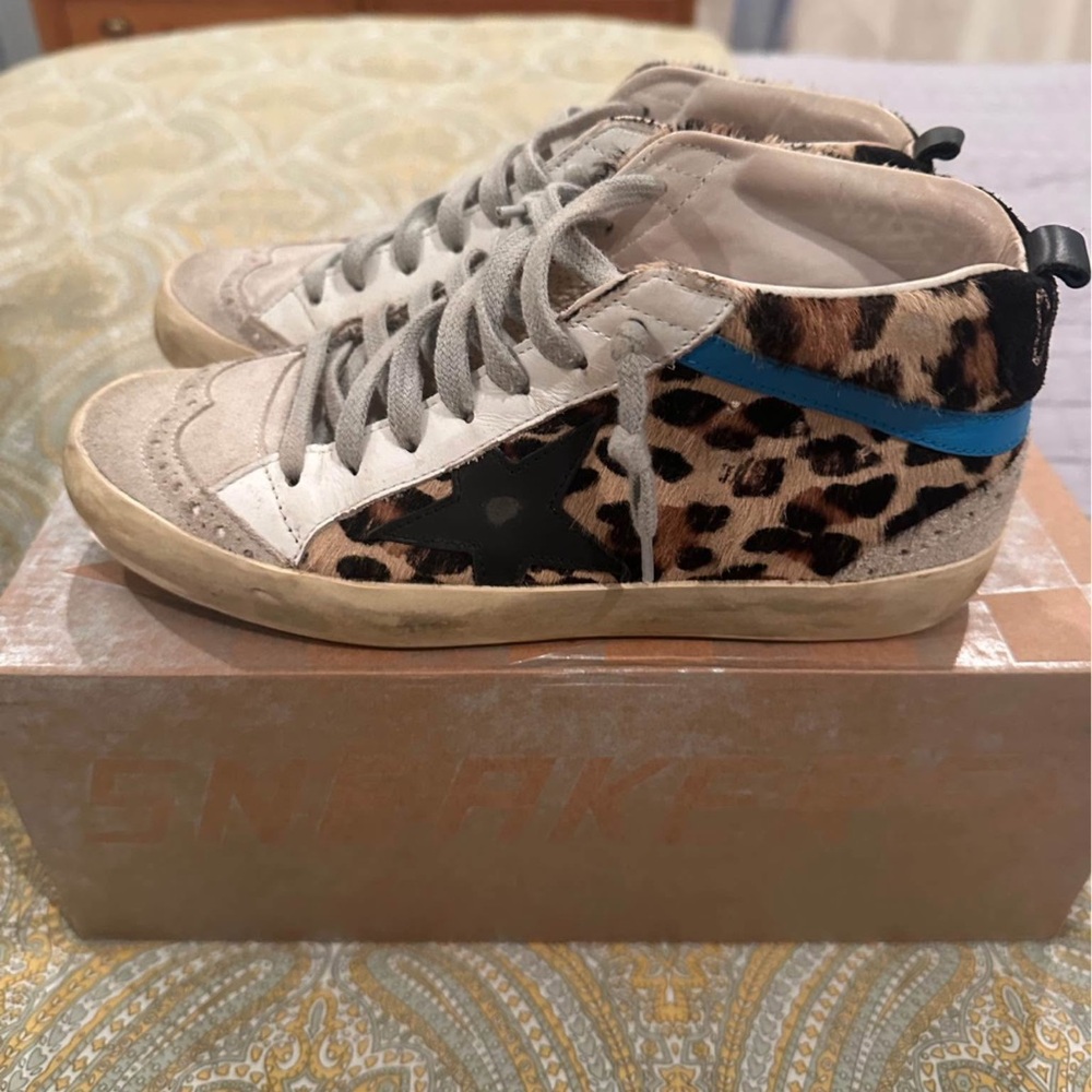 Golden Goose midstars w pony hair